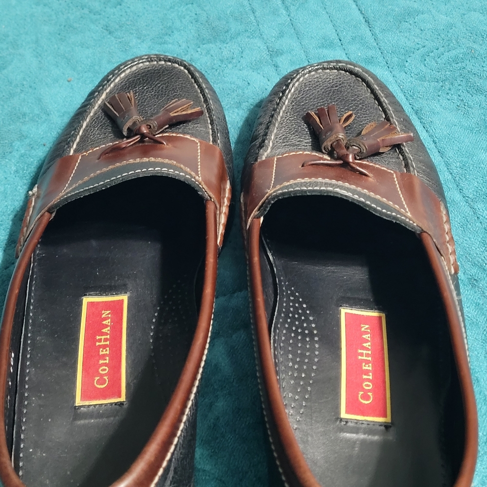 Cole Haan Men's Loafers - Tassel - Black & Brown - Size 11 Used - Picture 10 of 11